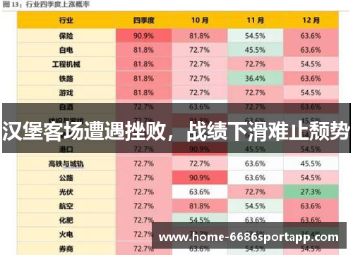 汉堡客场遭遇挫败，战绩下滑难止颓势